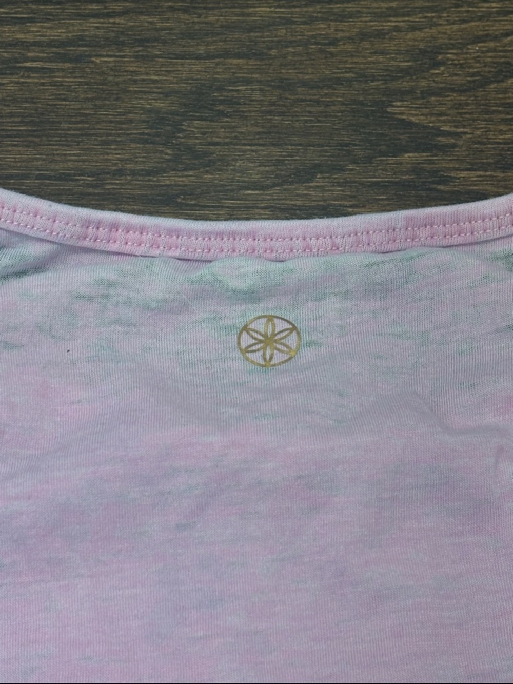 GAIAM Women’s Light Pink Lattice-Shoulder Tank Top Size Medium - Picture 3 of 6
